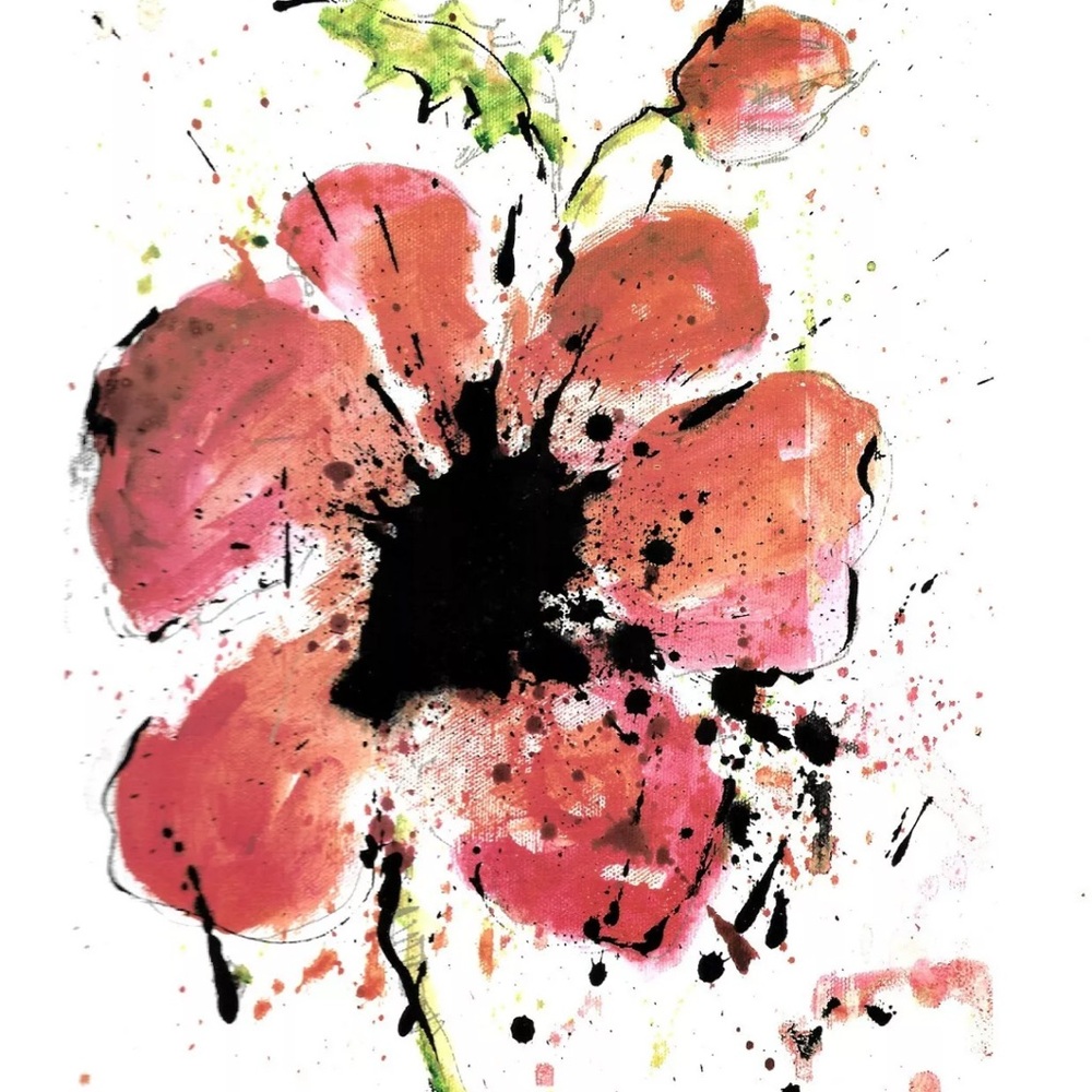 Abstract Floral Art Print